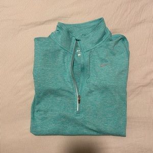 Aqua Nike Quarter Zip XS